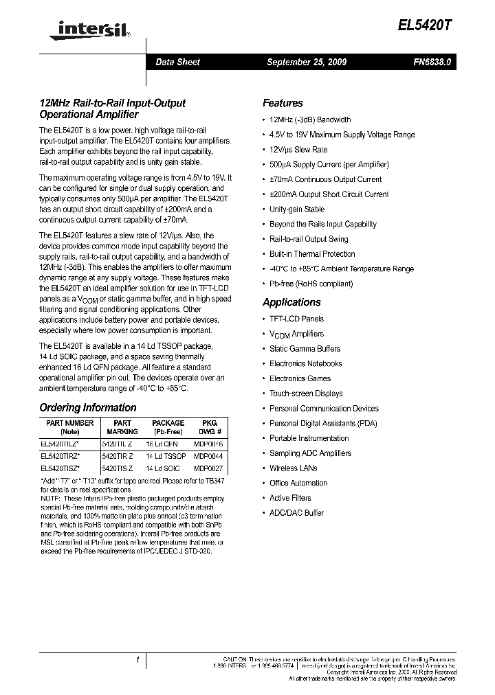 EL5420TISZ_4876442.PDF Datasheet