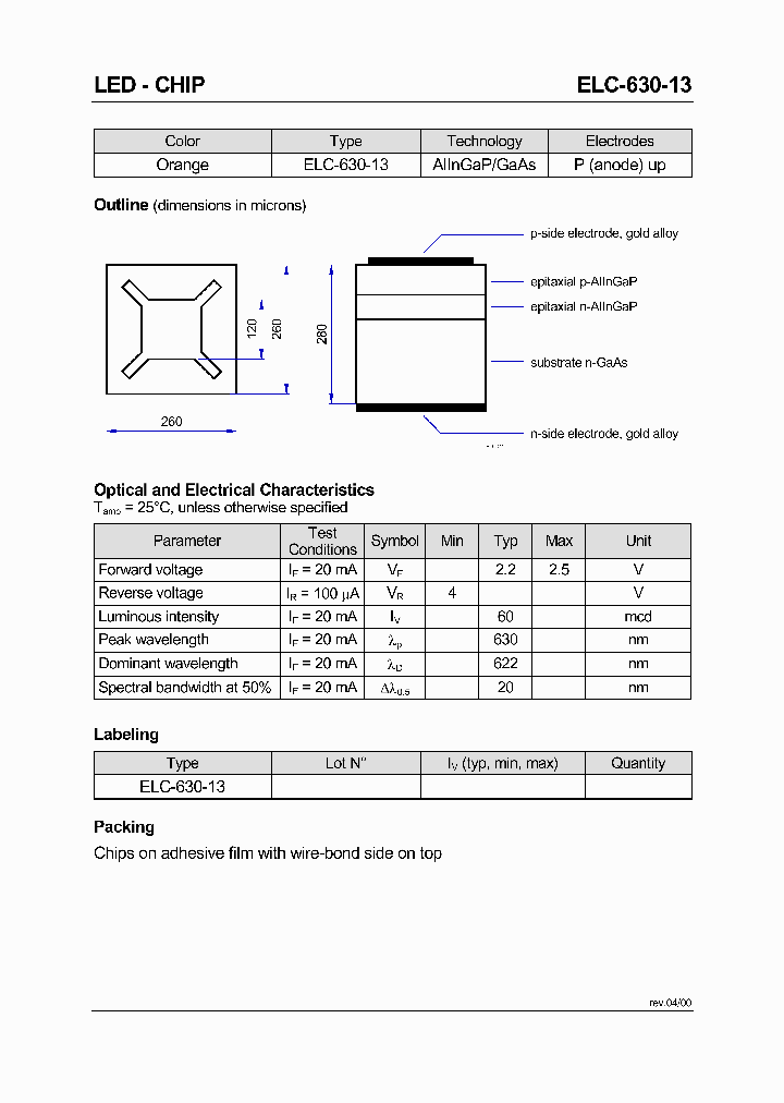 ELC-630-13_4867368.PDF Datasheet
