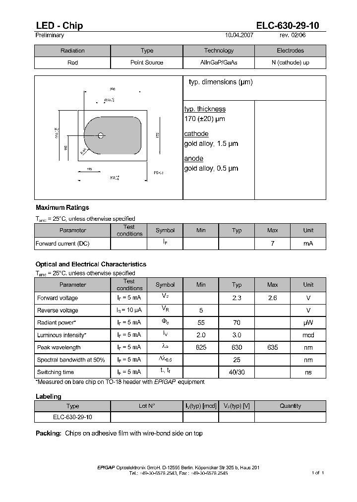 ELC-630-29-10_4687117.PDF Datasheet