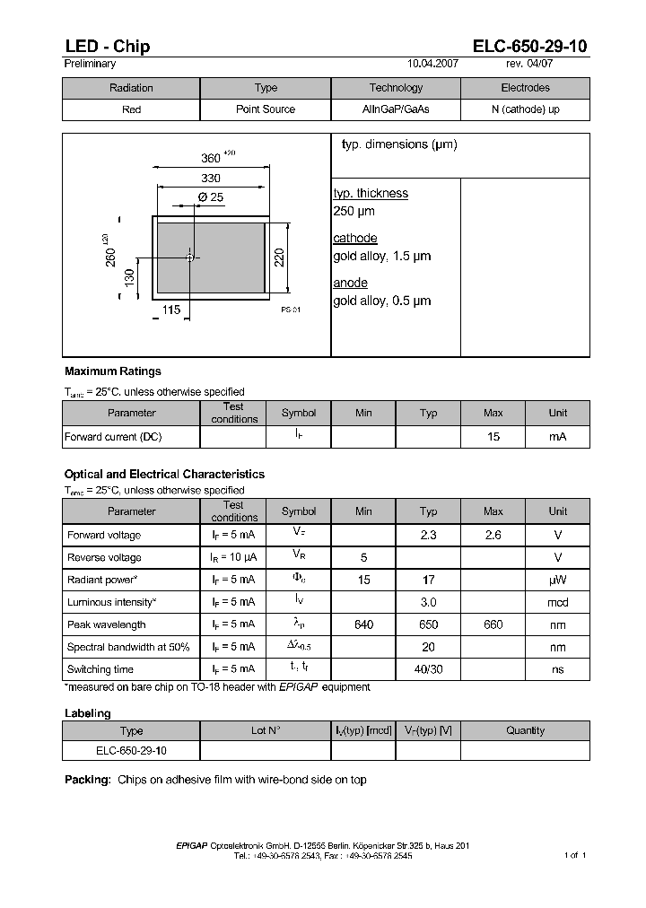 ELC-650-29-10_4687118.PDF Datasheet