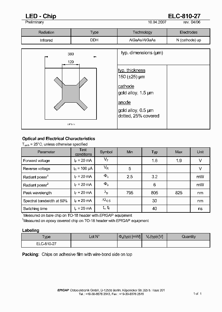 ELC-810-27_4585181.PDF Datasheet