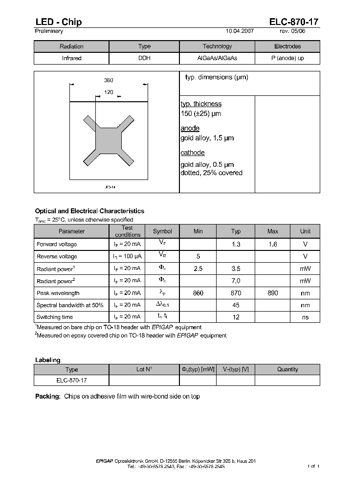 ELC-870-17_4715767.PDF Datasheet