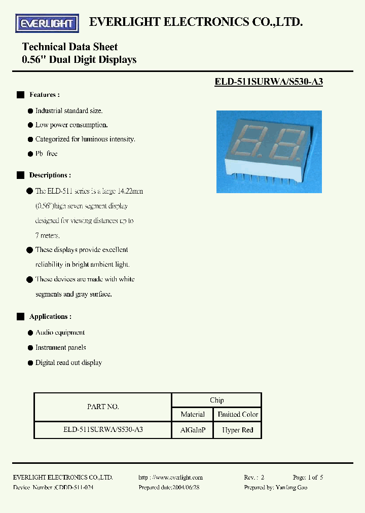 ELD-511SURWA-S530-A3_4169270.PDF Datasheet