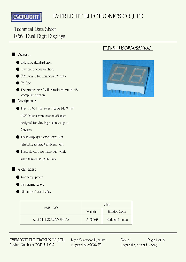 ELD-511USOWA_4170099.PDF Datasheet