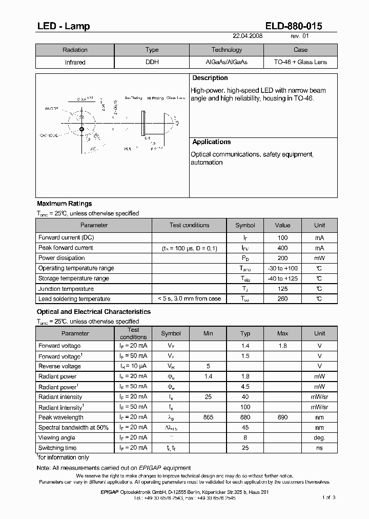 ELD-880-015_4796290.PDF Datasheet