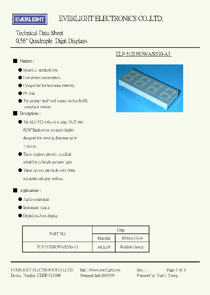 ELF-512USOWA_4170102.PDF Datasheet