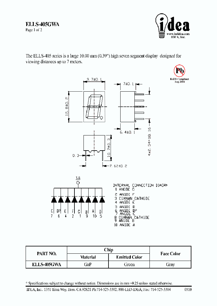 ELLS-405GWA_4577367.PDF Datasheet