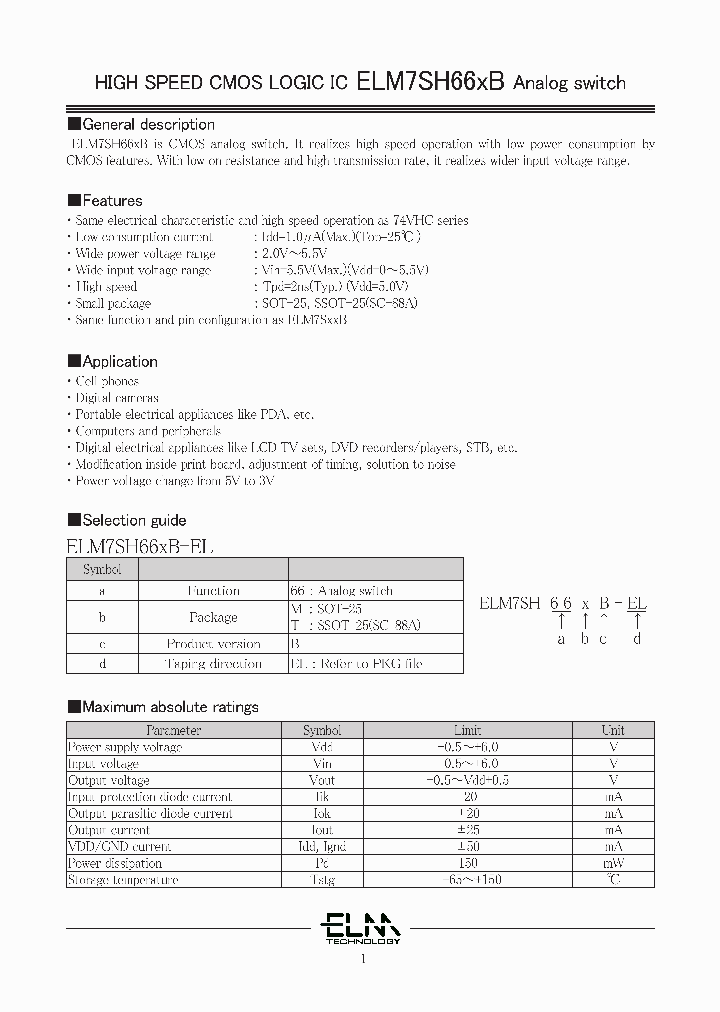 ELM7SH66XB_4583418.PDF Datasheet