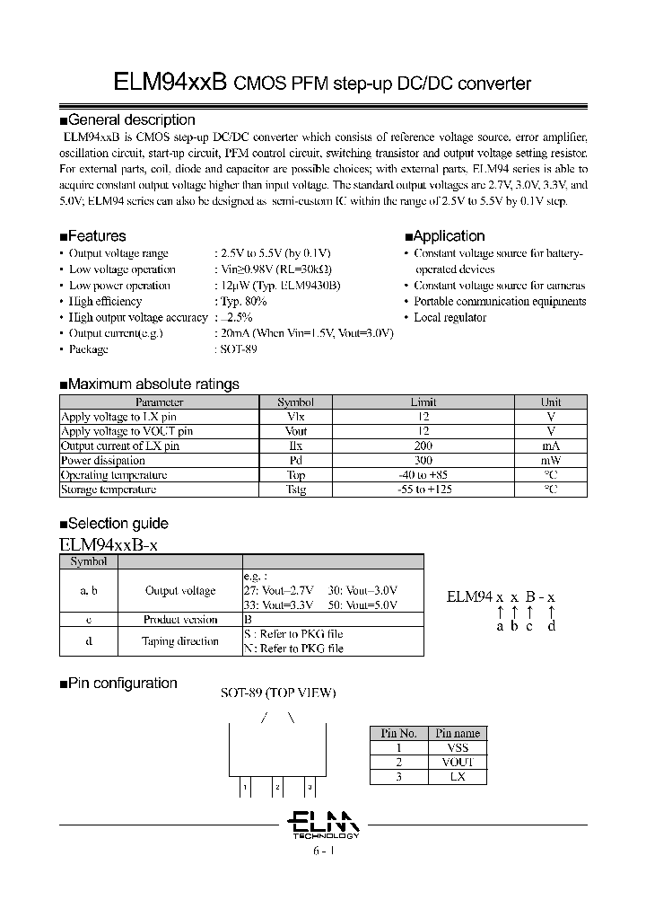 ELM9427B-N_4504122.PDF Datasheet