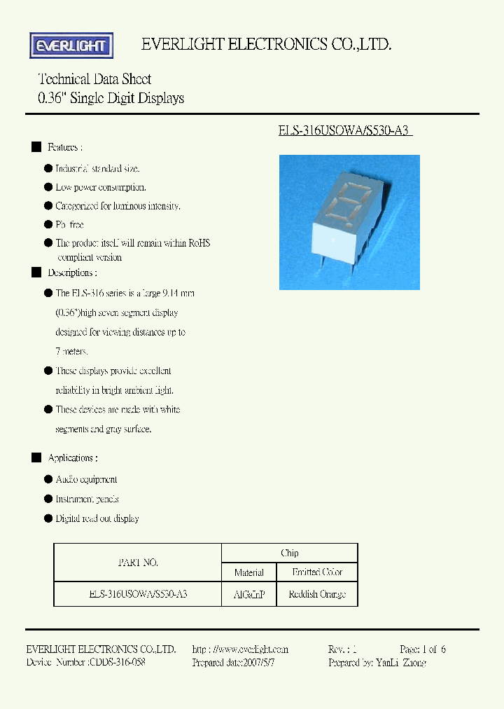 ELS-316USOWA_4170103.PDF Datasheet