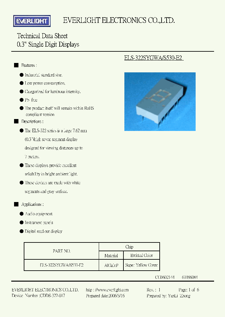 ELS-322SYGWA_4308283.PDF Datasheet