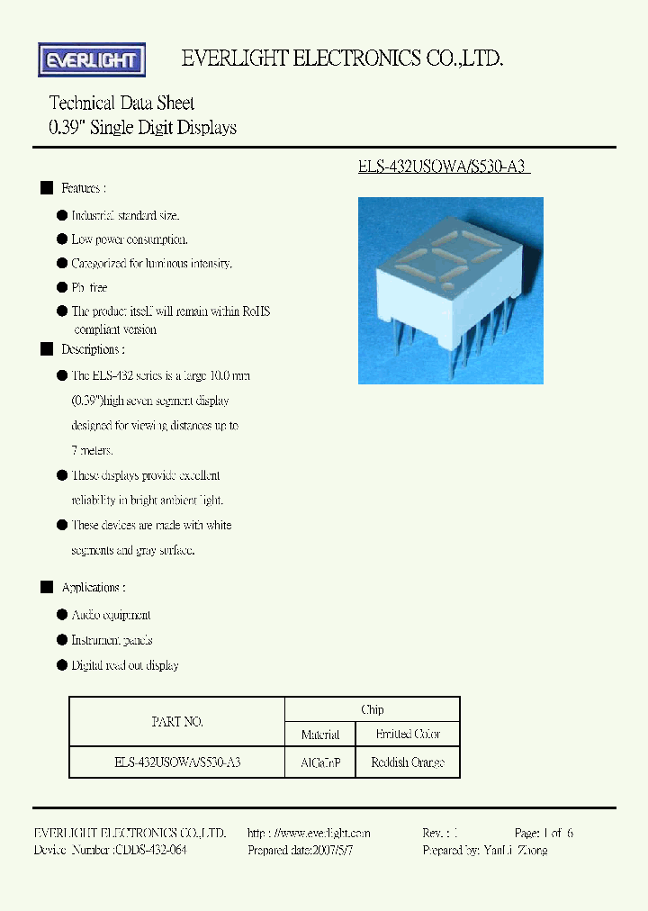 ELS-432USOWA_4170107.PDF Datasheet