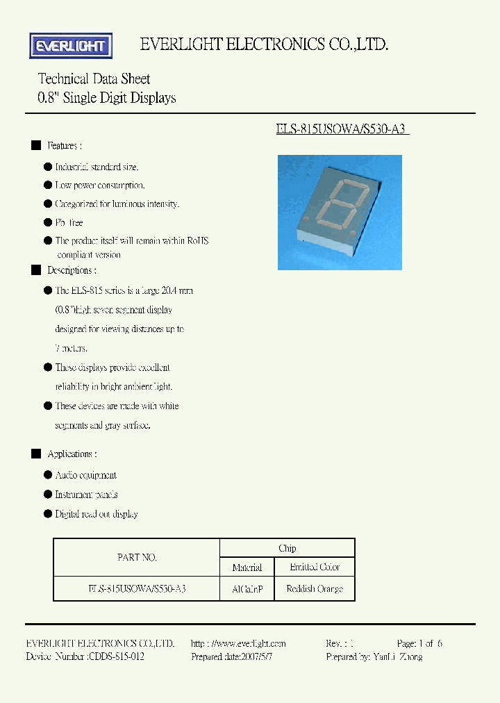 ELS-815USOWA_4170110.PDF Datasheet