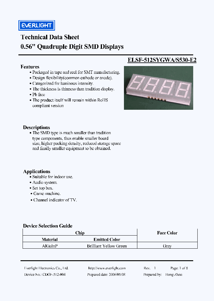 ELSF-512SYGWA_4388843.PDF Datasheet