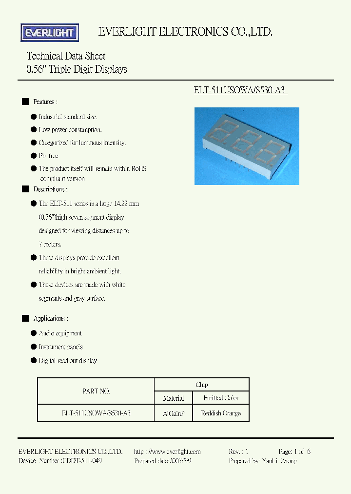 ELT-511USOWA_4170116.PDF Datasheet