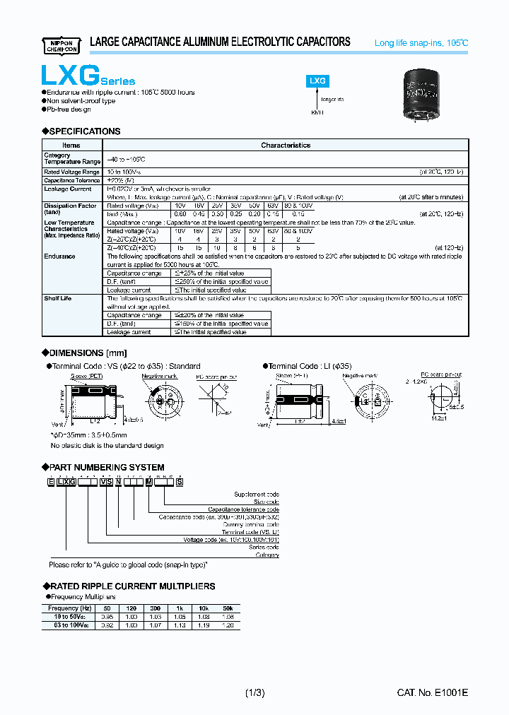 ELXG101VSN102MA25S_4391445.PDF Datasheet