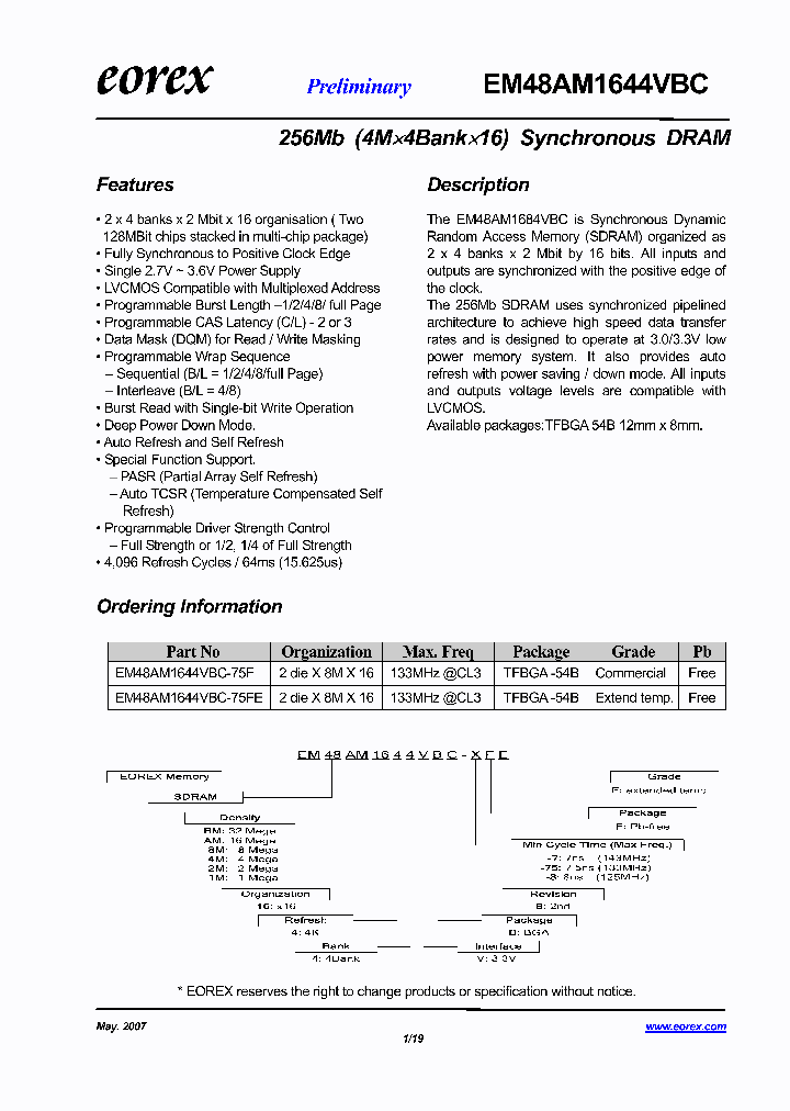 EM48AM1644VBB-8FE_4288669.PDF Datasheet