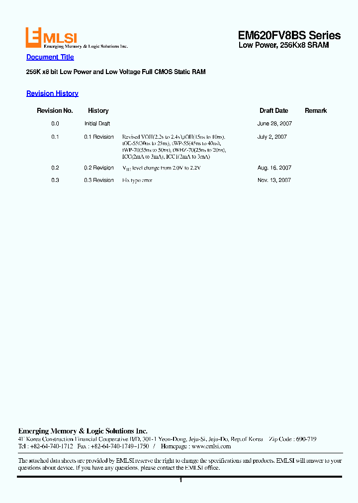 EM610FT8CS-45LL_4186800.PDF Datasheet