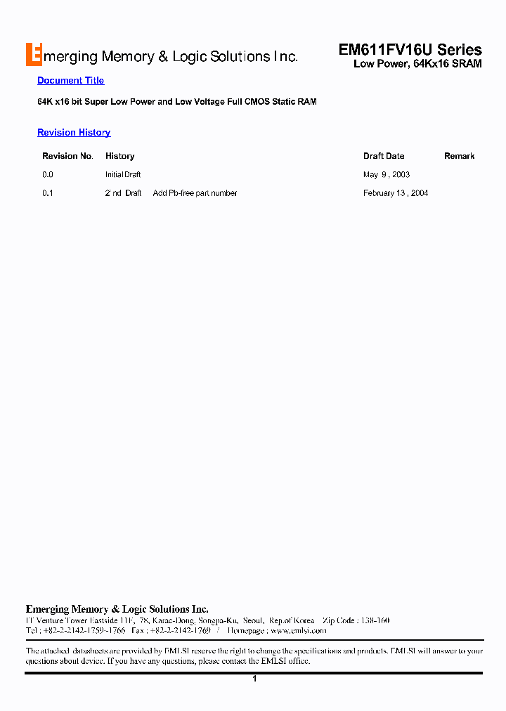 EM610FV16BW-12S_4604907.PDF Datasheet