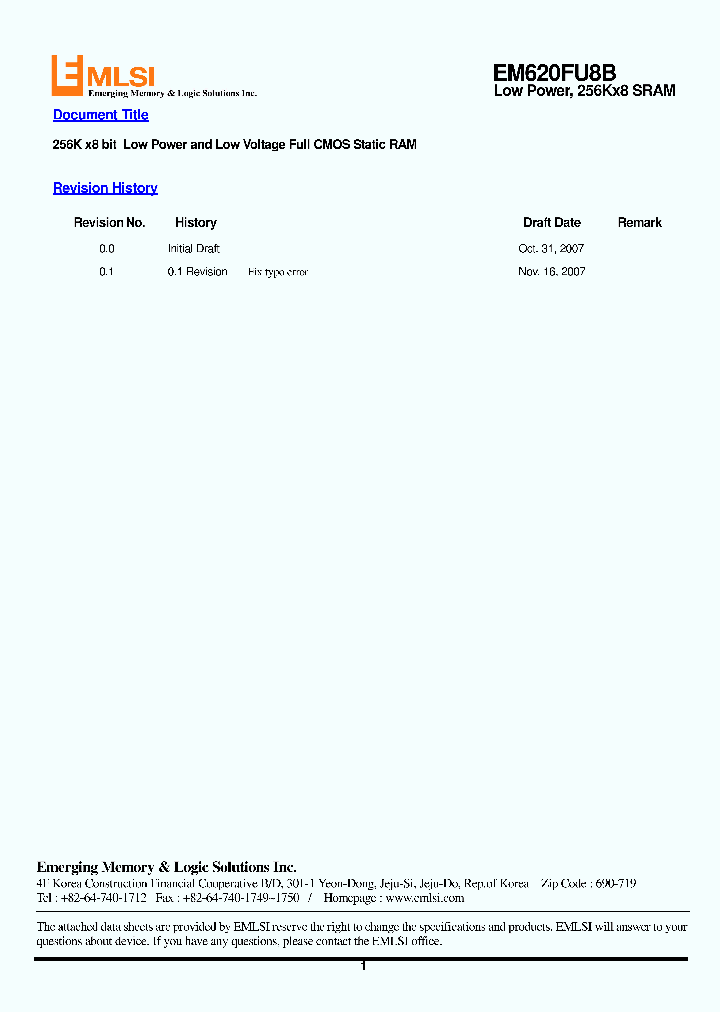 EM641FV8FT-70LF_4341113.PDF Datasheet