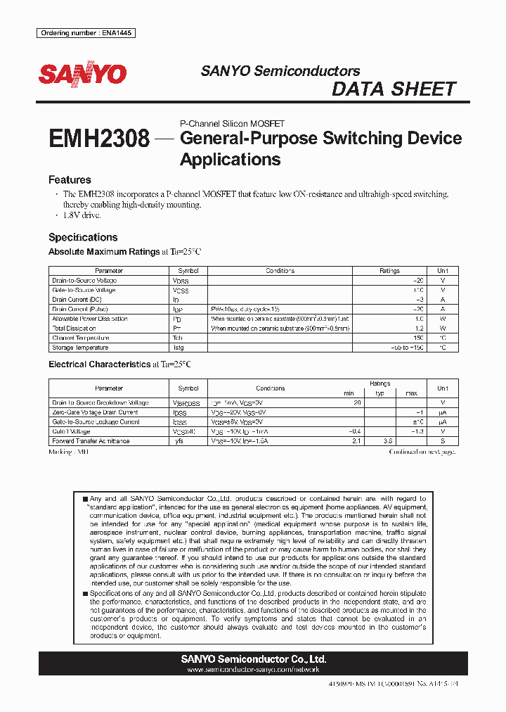 EMH2308_4667443.PDF Datasheet