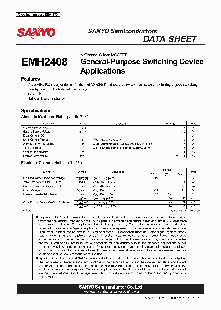 EMH2408_4303271.PDF Datasheet