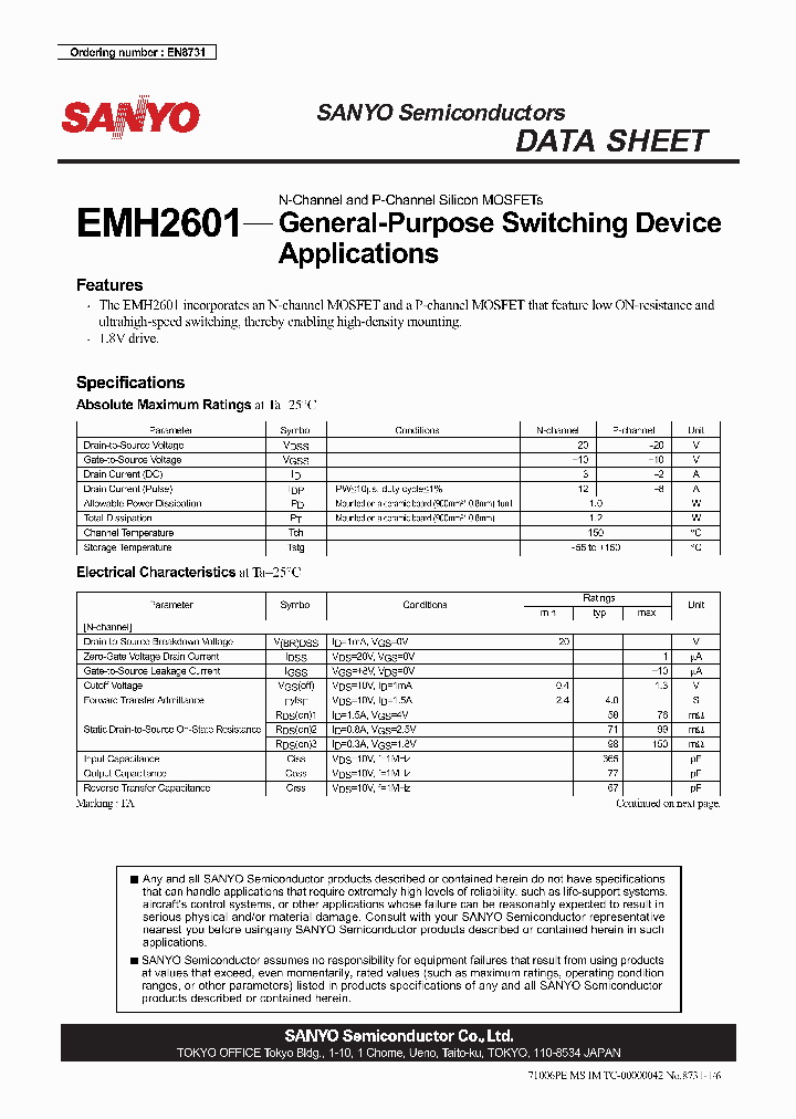 EMH2601_4311417.PDF Datasheet