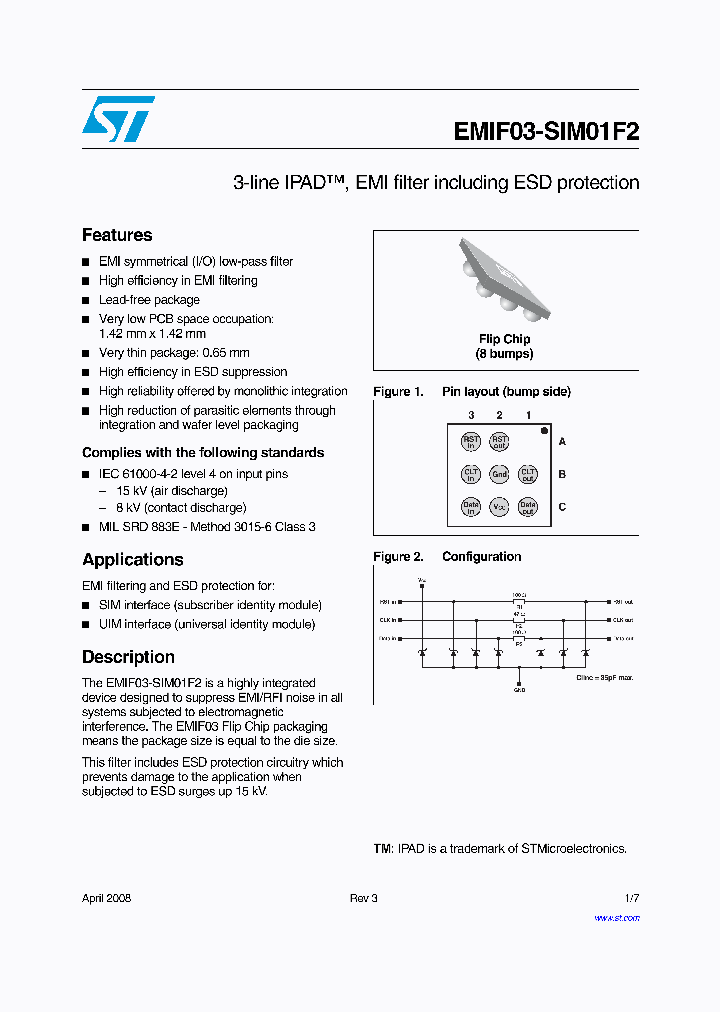 EMIF03-SIM01F208_4195713.PDF Datasheet