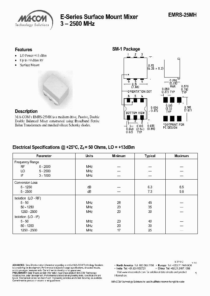 EMRS-25MH_4621818.PDF Datasheet