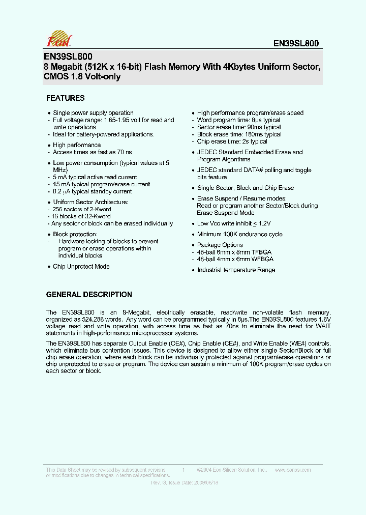 EN39SL800_4547710.PDF Datasheet