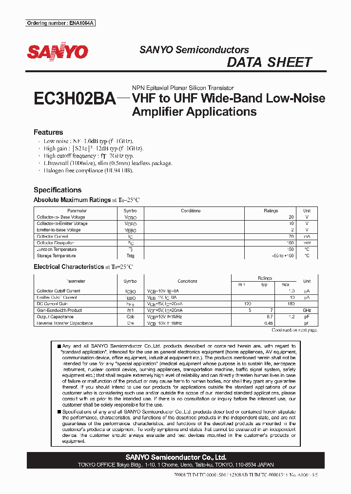 ENA1064A_4348796.PDF Datasheet