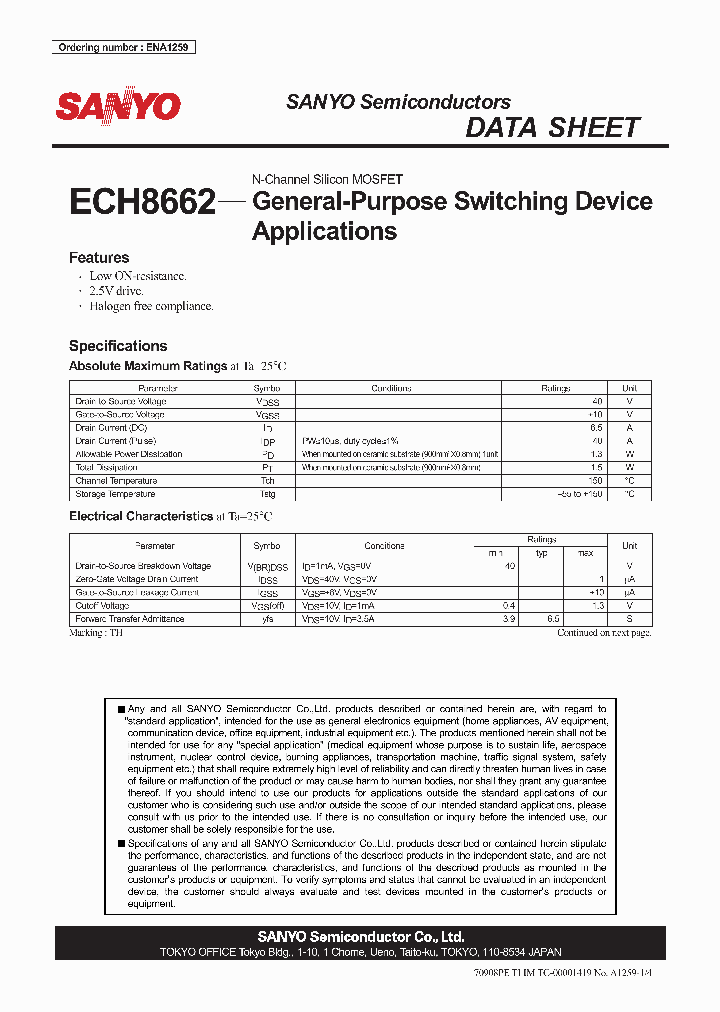 ENA1259_4492390.PDF Datasheet