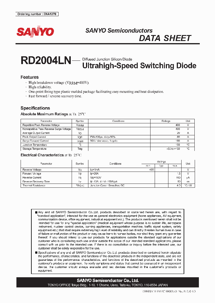 ENA1270_4787895.PDF Datasheet