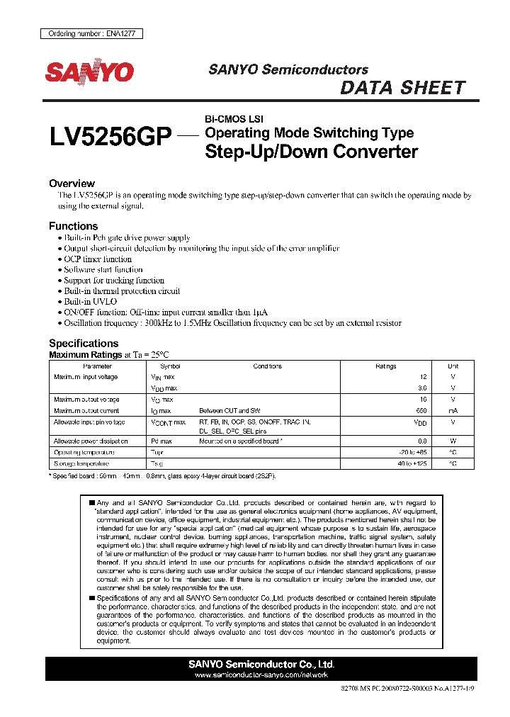 ENA1277_4787898.PDF Datasheet