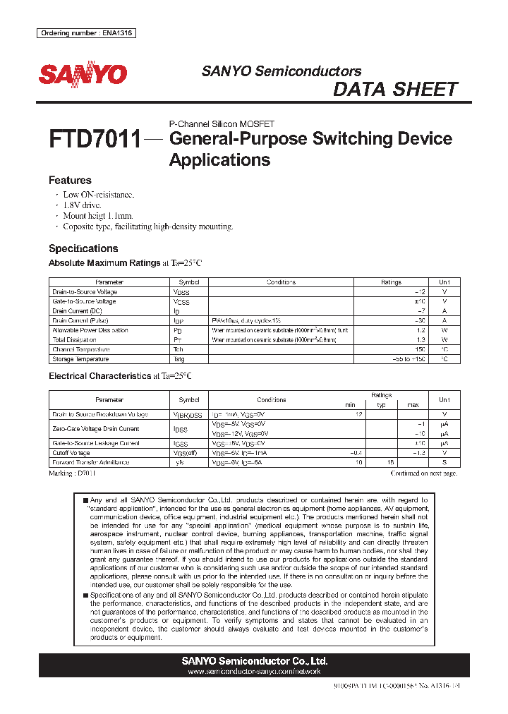 ENA1316_4492412.PDF Datasheet