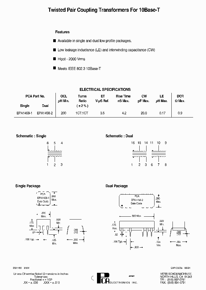 EPA1458-1_4523493.PDF Datasheet