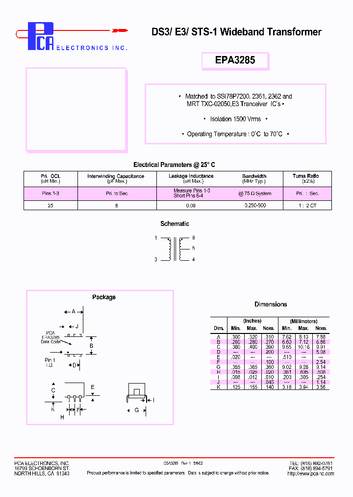 EPA3285_4733276.PDF Datasheet