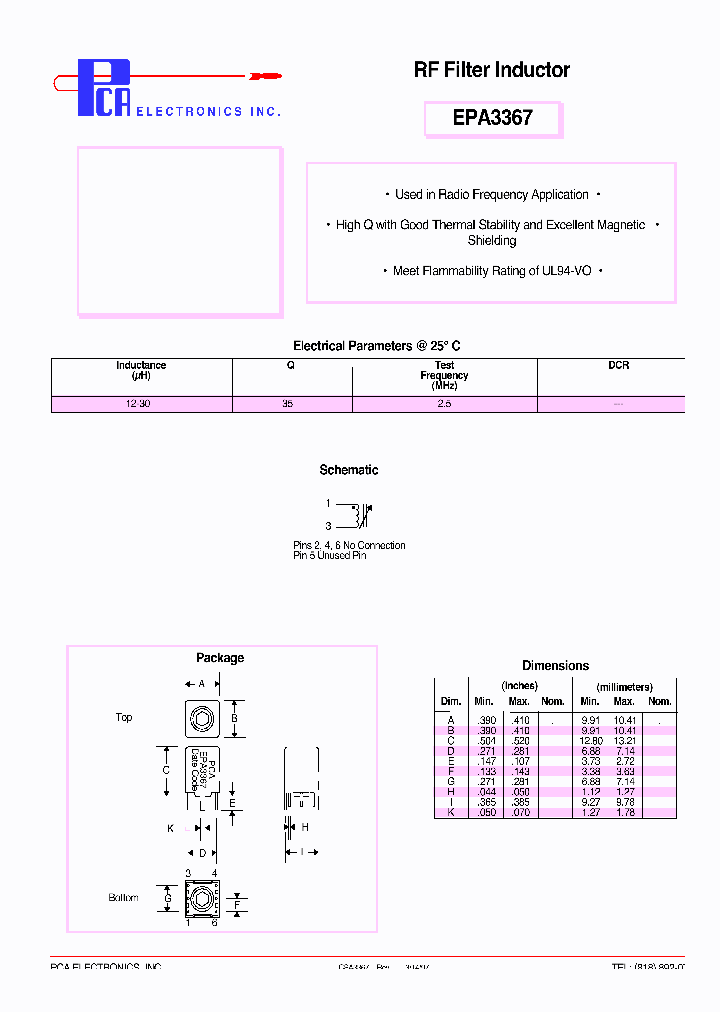 EPA3367_4480144.PDF Datasheet