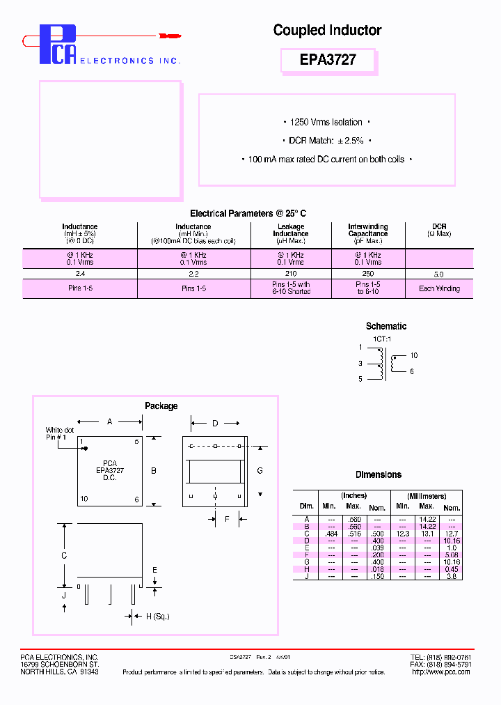 EPA3727_4733389.PDF Datasheet