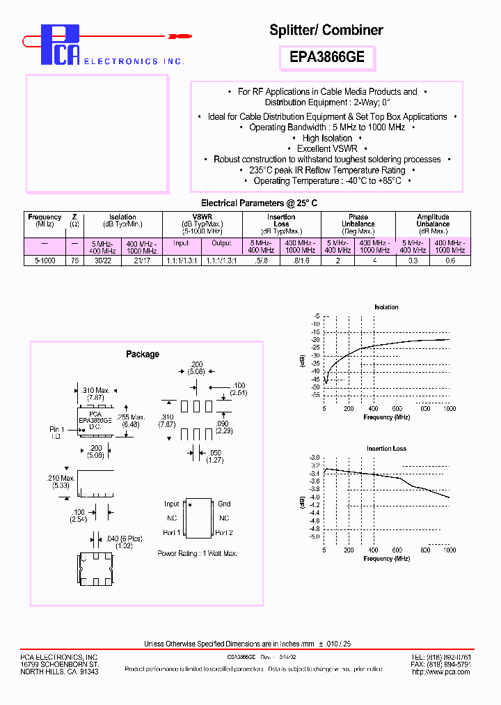 EPA3866GE_4721326.PDF Datasheet