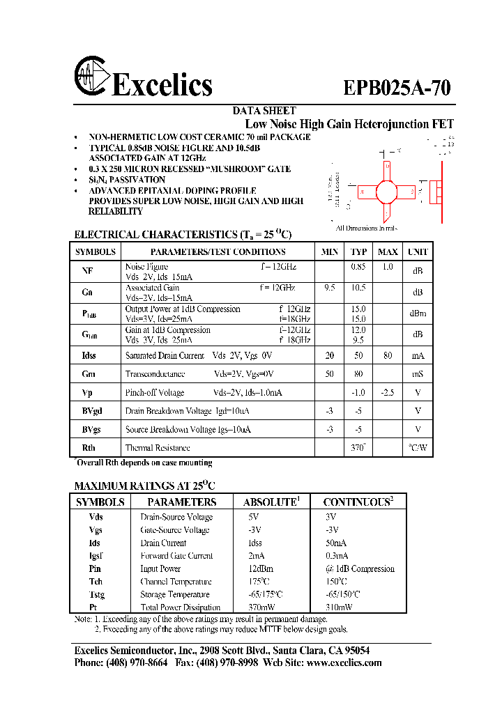 EPB025A-70_4610112.PDF Datasheet