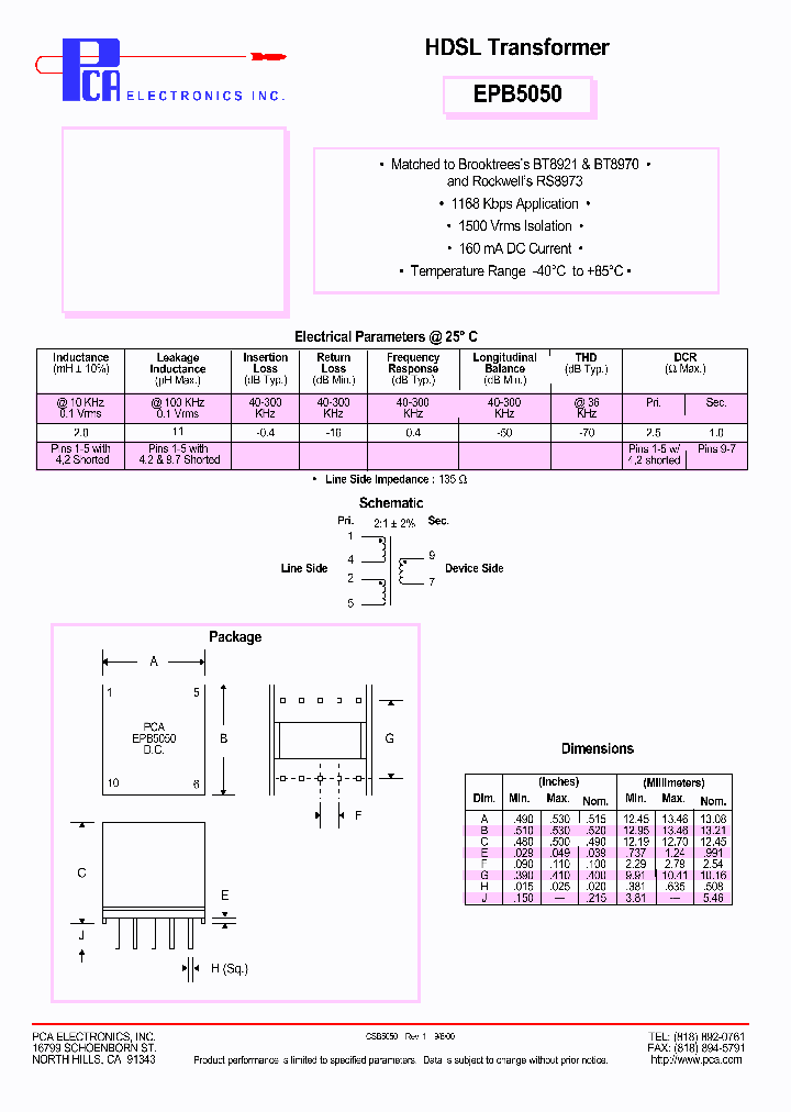 EPB5050_4722865.PDF Datasheet