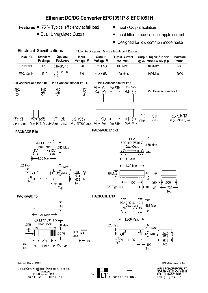 EPC1091H_4722290.PDF Datasheet