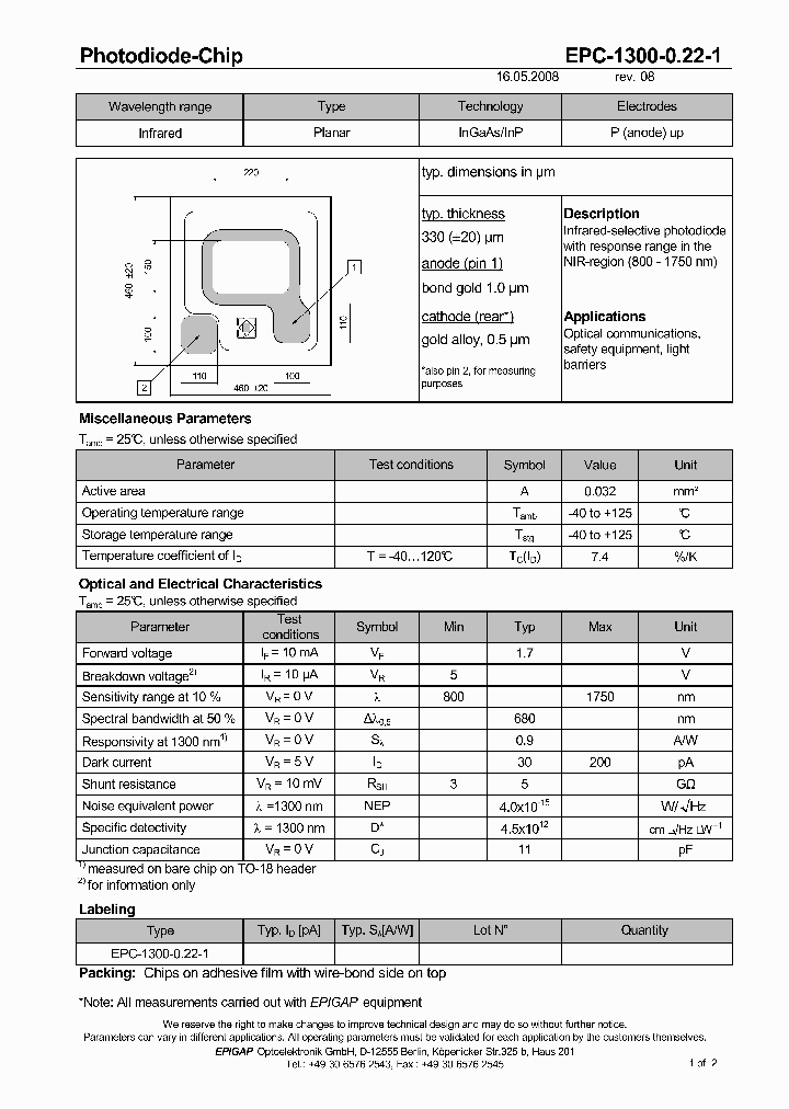 EPC-1300-022-1_4567122.PDF Datasheet