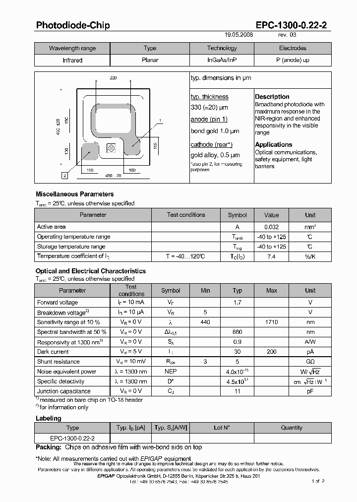 EPC-1300-022-2_4567123.PDF Datasheet