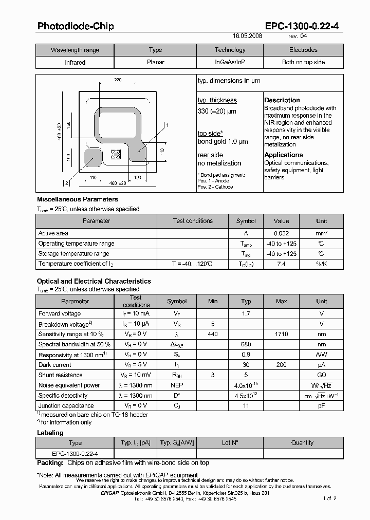 EPC-1300-022-4_4567125.PDF Datasheet