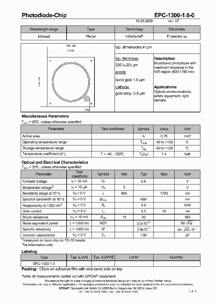 EPC-1300-10-0_4849896.PDF Datasheet