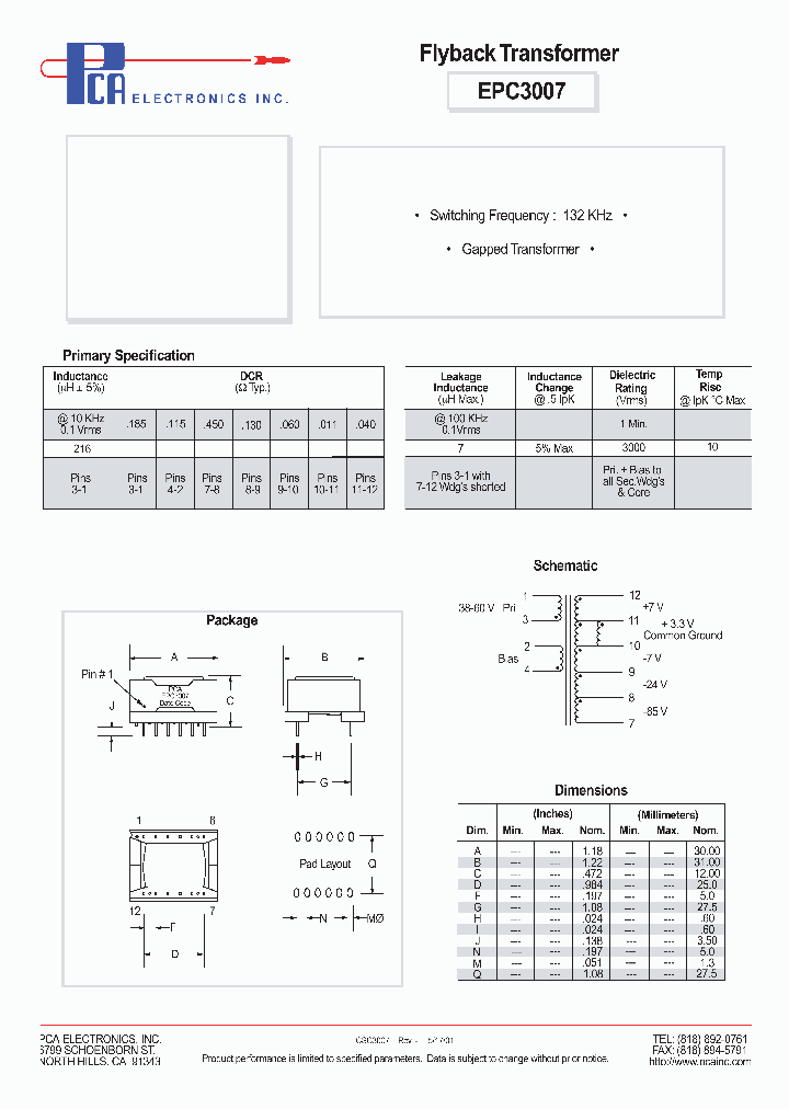EPC3007_4722149.PDF Datasheet
