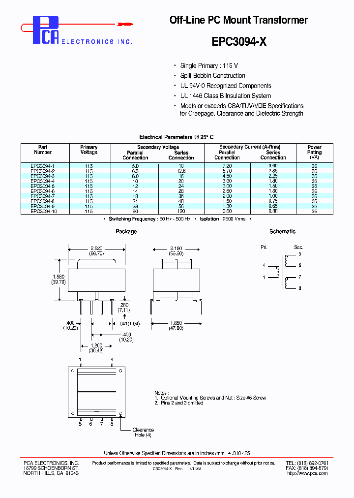 EPC3094-1_4479618.PDF Datasheet