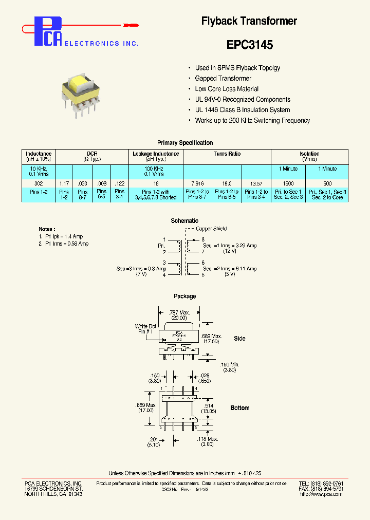 EPC3145_4479564.PDF Datasheet